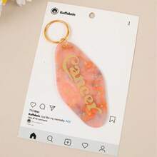 1个亚克力十二生肖闪粉复古汽车钥匙扣，最佳母亲节配饰，休闲汽车用品，背包挂件，学生哥特风Y2K万圣节配饰，教师节圣诞礼物，创意挂绳证件卡套 - 彩色 - 查看 15