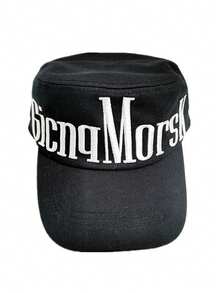 1 pieza Gorra de béisbol casual de calle de poliéster con bordado de color contrastante, sombrero de hip hop, para verano, playa, vacaciones - A - Ver 3