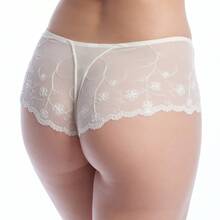 Selene Culotte de mariée GALA pour femme, style culotte, effet string avec jarretières Sous-vêtements femme Lingerie femme Culottes femme Culottes grande taille femme - Marfil - Voir 3