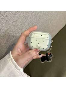 Polka Dot Protective Case Suitable Compatible With Apple Bluetooth Earphones, Anti-Scratch And Drop Protection Case Compatible With Apple Bluetooth Wave Earphone Charging Case - Multicolor - View 9