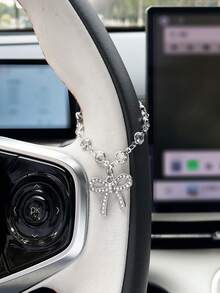 1件装领结汽车方向盘装饰，个性化汽车内饰配件链吊坠 - A - 查看 7