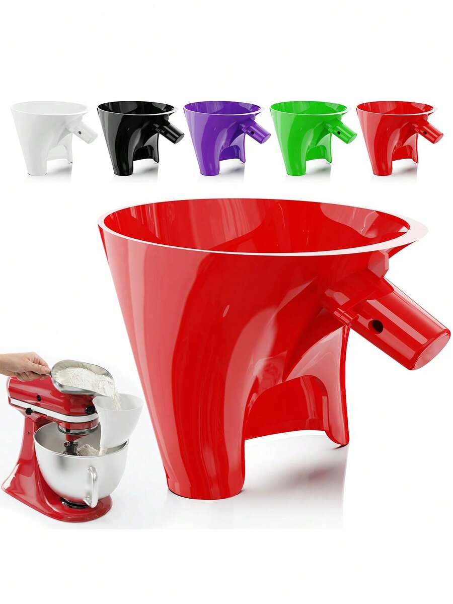 厨房搅拌机漏斗，厨房助手配件，搅拌机面粉漏斗，洗碗机适用 - 查看 1