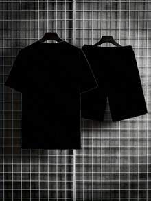Men T-Shirt Co-Ords - Mixed Colors - View 2