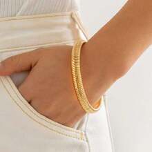 Stackable Spiral Snake Chain Bracelet, 44323814 - 白色 - 查看 6