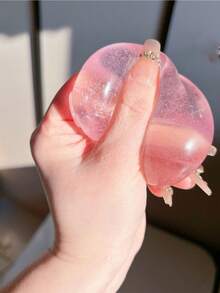 1个减压慢回弹挤压玩具。6.0高透明麦芽糖浆球慢回弹减压玩具，特别柔软可爱，柔软蓬松。 - 粉色 - 查看 11