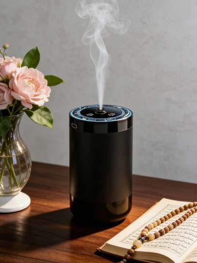 Car Aroma Diffuser Aromatic 360 Degree Surround Starry Sky Projection Mode Five Adjustable Modes Storage Battery/USB Charging Car Odor Eliminator For Car Home Office Bedroom Car Accessories,Smart Car Air Fresheners, New Smell Experience By Ultrasonic Mist, Auto On/Off, Natural Fragrance Lasts For 4 Months