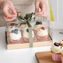 50pcs Gold Cupcake Cups Liners, Disposable Muffin Cake Cups,Grease-Proof & Heat Resistant Cupcake - Multicolor - View 5