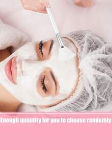 Bộ 5 cọ đắp mặt nạ hình quạt lông mềm, cọ phủ axit, dụng cụ chăm sóc da mỹ phẩm, thích hợp cho mặt nạ bùn. - Nhiều màu - Xem 9