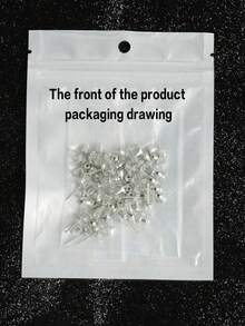 48颗六边形水钻耳钉套装，简约优雅圆形耳环，适合日常佩戴，休闲时尚礼物，精致的朋友节日礼物 - 彩色 - 查看 2