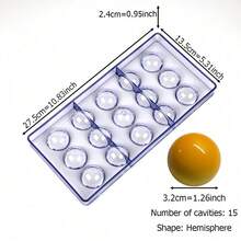34pcs Chocolate Mold Set With 100pcs Chocolate Lollipop Sticks, Home Kitchen Chocolate Candy Baking Tools, Pastry Making Supplies - Clear - View 33