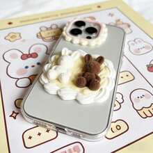 10件套大号植绒亚克力兔子组合，单面植绒亚克力材质，植绒动物珠子，DIY发夹/发带/发饰，手机壳DIY材料，复活节礼物，节日用品，理想礼品 - 彩色 - 查看 6