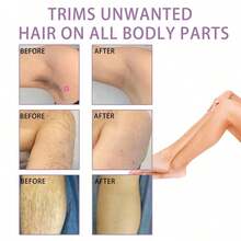 1 máy tẩy lông mặt điện, máy tỉa lông môi/lông mày không đau dành cho nữ - Trắng - Xem 6