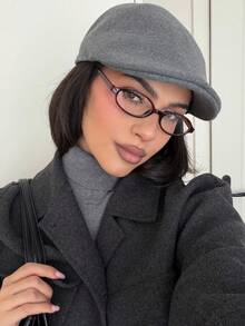 一副时尚优雅的椭圆形女士眼镜框，轻巧便携，设计精美 - 無色 - 查看 3