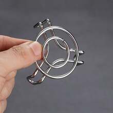 2pcs Stainless Steel Super Mini 2-Inch Steamer Rack, Suitable For Healthy Infuser, Bottles And Small Household Cookware. They Are An Ideal Choice For Steaming Small Portions Of Food, With A Portable Design For Outdoor Use. - Silver - View 8