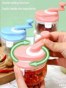 1 cái dụng cụ nghiền tỏi cầm tay đa năng dùng trong nhà bếp. - Nhiều màu - Xem 5