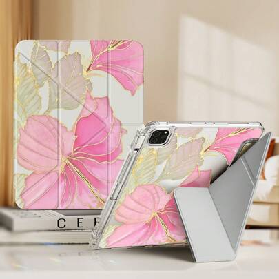 1 chiếc ốp lưng acrylic trong suốt hai mặt in hình hoa hoạt hình dễ thương, chống sốc và bền bỉ, phù hợp với iPad thế hệ thứ 7, 8 và 10 (10.2 inch). Có khe cắm bút tích hợp và hỗ trợ chức năng bật/tắt màn hình. Một món quà lý tưởng cho Halloween và Năm mới.