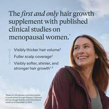 Women's Balance Hair Growth Supplements, Ages 45 And Up, Clinically Proven For Visibly Thicker Hair And Scalp Coverage, Dermatologist Recommended - 1 Month Supply - 1 - 查看 4