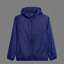 Ultimate Fighting Championship Khabib  Snake Print Lightweight Windbreaker Jacket - Màu xanh lam - Xem 2