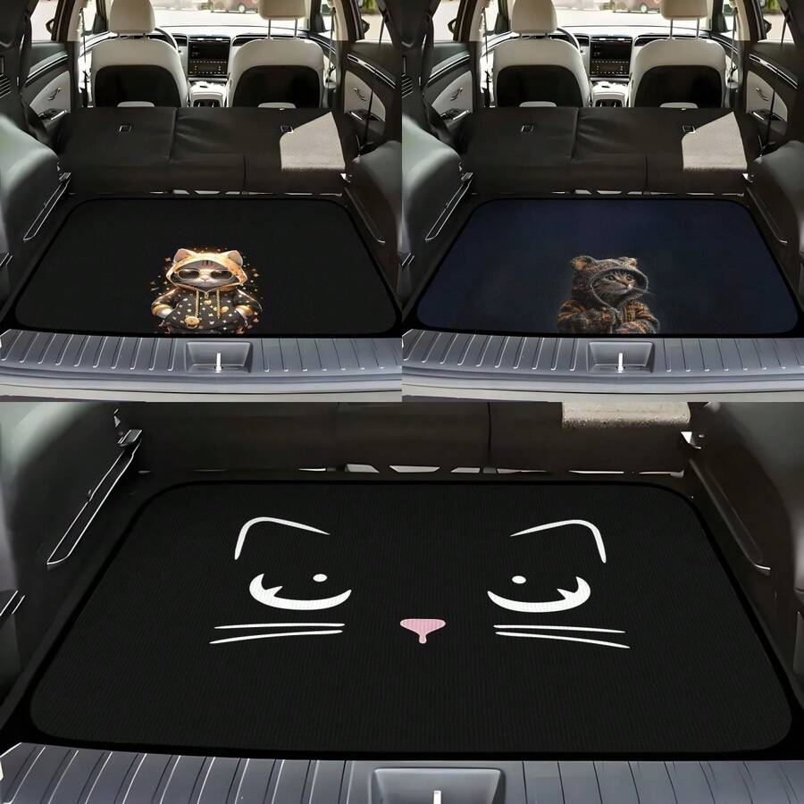 1 件装汽车后备箱垫 - 防水、防尘、防刮擦，适用于 SUV、轿车和掀背车 - 防滑底座，经久耐用 - 易于清洁和维护 - 汽車後車廂墊 - 查看 1