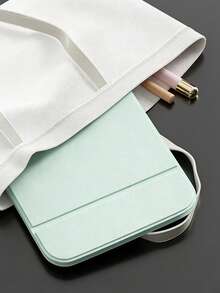 1个可折叠高清公主化妆镜，适用于宿舍、客厅、卧室和浴室。家居装饰。旅行配件，适用于婚礼、派对、生日等场合。适合送给男士、母亲、父亲、挚友和老师。新年礼物。装饰品，趣味礼物 - 綠色 - 查看 3