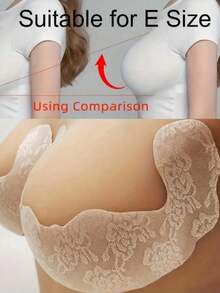2/4pcs Invisible Breast Lift Tape, Adhesive Support Bra, Silicone Swimwear & Wedding Underwear - Multicolor - View 2