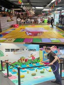 19件/21件/31件户外投掷球多人游戏，集体套圈游戏，团队建设训练器材，儿童节派对游戏道具，嘉年华套圈多人游戏，家庭儿童游戏 - 彩色 - 查看 6