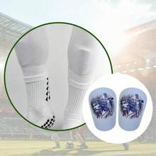 Lightweight Football Shin Guards, Comfortable Professional Football Shin Guards | Excellent Shock Absorption, Easy Care, Easy To Wear, Training And Match Football Equipment - Purple - View 4