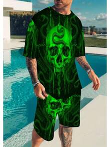 Conjunto de camiseta para hombre - Colores mezclados - Ver 6