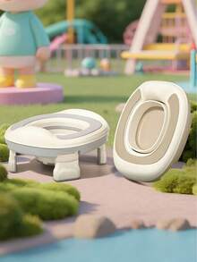 Orinal portátil para bebé, entrenamiento de inodoro para niños pequeños, orinal de emergencia para viajes en auto, asiento de inodoro plegable para niños - Multicolor - Ver 2