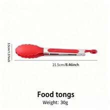 Multi-Functional Food Tongs, Made Of Heat-Resistant Stainless Steel, Suitable For Holding Bread, Food, Cooked Dishes, Hot Pot, Cold Plate And More - Multicolor - View 2