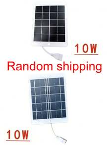 2/10/20/30W Waterproof Solar Charger - Portable USB Panel, Ideal For Outdoor Adventure - Camping, Travel, Charging Phones, Power Banks, Flashlights, Fans, Emergency Charging Power Solar Panel - A - View 12