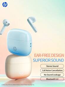 Tai nghe không dây HP H10J | Bluetooth 5.4 | Chống nước IPX4 | Thời gian phát nhạc 30 giờ | Mic | Tai nghe chống ồn dành cho chạy bộ, du lịch, công tác - Xem 1