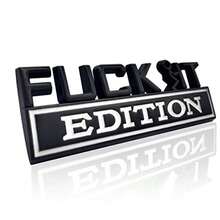 IT Edition Emblem Car Exterior Emblems Badge 3D Sticker Decal 3D Fender Badge Decal For Cars Trucks Black Plastic Replacement Decal - Đen Trắng - Xem 1