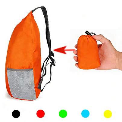 New 1-Piece Minimalist Portable Outdoor Travel And Hiking Backpack, Extra-Large Capacity Foldable Storage Bag, Suitable For Outdoor Hiking And Mountaineering.