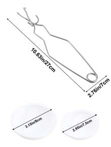 Bộ dụng cụ nung chảy kim loại, nồi nung thạch anh và kìm kẹp, dụng cụ kẹp hợp kim để nung chảy kim loại, dụng cụ làm đồ trang sức, nồi nung, đĩa nung chảy kim loại. - Bát thạch anh nung - Xem 2