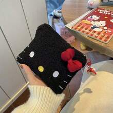 Bolsa de cosméticos de peluche de Hello Kitty de gran capacidad y estilo de moda, lavable, adecuada para viajes y regalos (colgante no incluido) - Multicolor - Ver 11