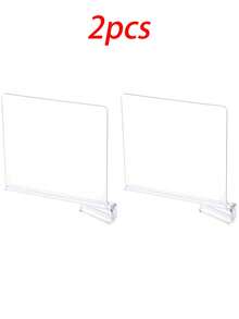 Bộ 1/2/4 tấm vách ngăn tủ quần áo bằng acrylic trong suốt, vách ngăn giá đựng đồ, vách ngăn ngăn kéo, dụng cụ sắp xếp tủ quần áo cho quần áo, ví trên kệ gỗ hoặc kệ đứng trong phòng ngủ, tủ quần áo, bàn làm việc, nhà bếp, văn phòng. - Nhiều màu - Xem 12