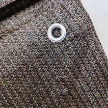 Coffee Brown Privacy Screen, Balcony Wind Shield Privacy Net With Grommets, Breathable UV Resistant Fabric For Patio Balcony Hallway Yard - Multiple Styles - View 5