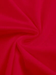 Women's 100% Cotton T-Shirt With "Baseball Mom" Print, Soft And Breathable Round-Neck T-Shirt For Autumn And Winter, Y2K Millennium Style, Street Fashion, Moisture-Wicking, Casual Wear, Suitable For Celebrations And Parties, Holiday Attire! - 紅色 - 查看 3