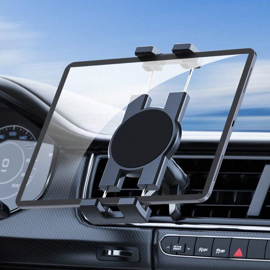 Giá đỡ điện thoại từ tính gắn khe gió ô tô, xoay 360°, phù hợp với mọi loại điện thoại. - màu đen - Xem 1