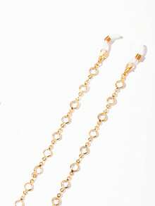 1pc Multicolor Crystal Rhinestone Metal Eyeglasses Chain - Multicolor - View 2