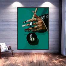 1 tấm tranh nghệ thuật vẽ móng tay chủ đề may mắn châu Phi hiện đại, hình ảnh chất lượng cao, tranh treo tường trang nhã, phong cách trang trí đương đại phổ biến, tranh canvas cổ điển, poster sáng tạo, phù hợp trang trí phòng khách và phòng ngủ, món quà hoàn hảo cho các dịp lễ. - Nhiều màu - Xem 13