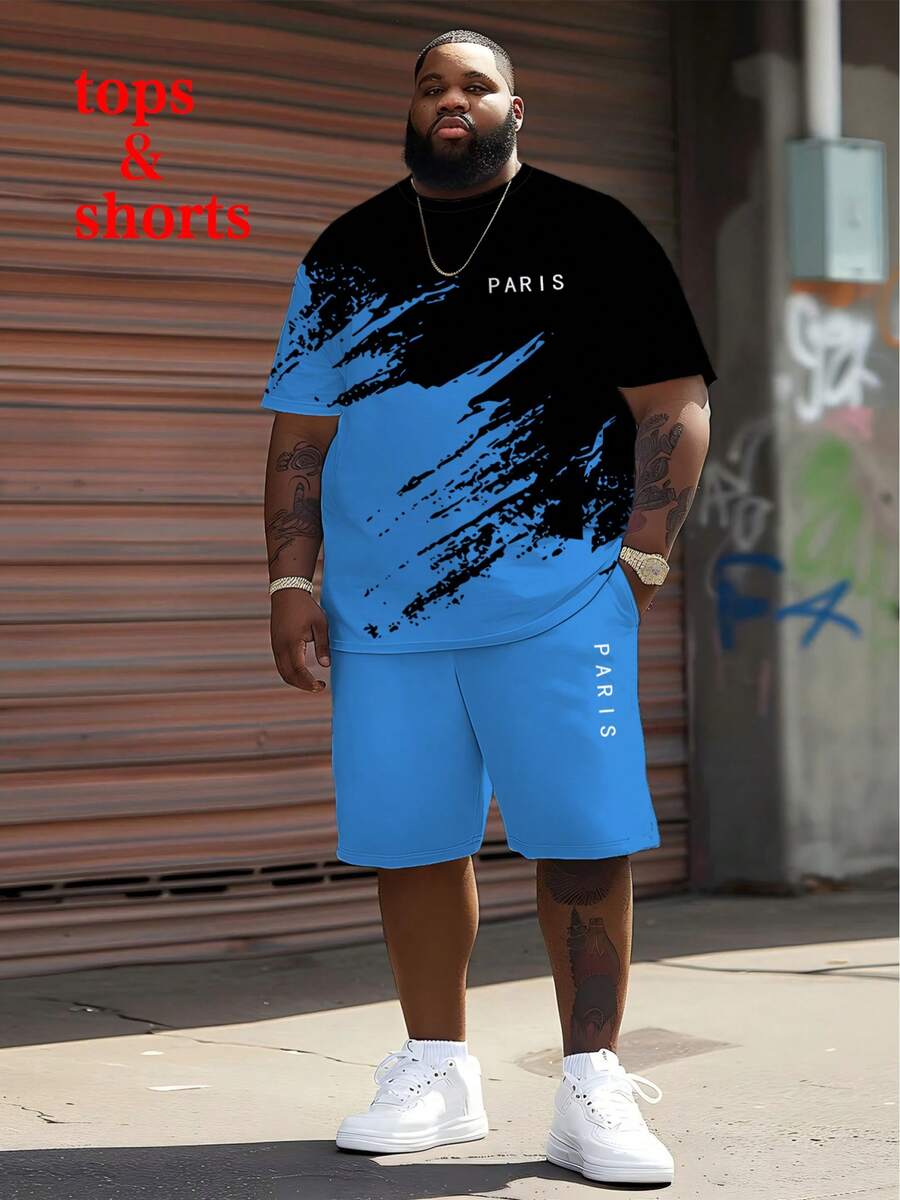 Men T-Shirt Co-Ords - Mixed Colors - View 1
