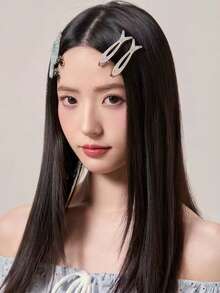 2pcs Cute Sweet Fish & Duck Bill Hair Clips, Suitable For Daily Use - Multicolor - View 4