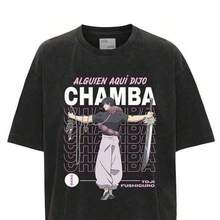 Women's 100% Cotton T-Shirt By Toji Fushiguro. 220g 100% Cotton Crew Neck T-Shirt. Suitable For All, Both Women And Men. Durable, High-Quality Fabric, Suitable For All Seasons, Soft To The Touch Yet Long-Lasting. Breathable Top. Women's Autumn Wear. Women's Resort Wear. Women's New Year's Wear. Outerwear, Summer Top, Party Top, Women's Spring Wear, Men's Clothing, Men's Suits, Men's T-Shirts, Men's Gifts, Men's Clothing, Men's Cotton T-Shirts, Spring/Summer Selection, Women's Cotton T-Shirts, Women's T-Shirts, Holiday Women's Wear, Fitness T-Shirts, Women's Tops, Black, Loose Short-Sleeved T-Shirt, Short-Sleeved Single-Sided Printed T-Shirt, Fashionable Printed Casual T-Shirt, 100% Cotton Short-Sleeved Casual T-Shirt, Graphic Printed Short-Sleeved Top/T-Shirt. - 黑色 - 查看 1