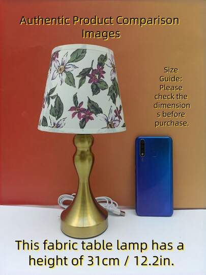 1入桃花3D台燈，桌面裝飾燈，夜燈，書寫燈，適用於臥室，客廳，USB供電