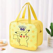 pokemon Túi đựng cơm trưa cách nhiệt, túi đựng cơm hộp hình hoạt hình dễ thương bằng giấy bạc dày, túi xách tay. - Nhiều màu - Xem 7