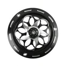 CNC Aluminum Rotating Fan Cover For Vespa Sprint Primavera 150 | Engine Radiator Shroud & Frame Hole Cap | Polished Heat-Resistant Cooler Heat Sink Accent Modification Accessories - A - View 13