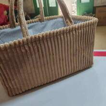 大容量尿布包，带隔层，妈妈收纳包，可装尿布和湿巾，婴儿尿布包（内衬布料颜色随机） - 彩色 - 查看 9