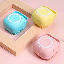 1 chiếc bàn chải tắm cho thú cưng - Bàn chải massage cho mèo - Dụng cụ vệ sinh đa năng khi tắm cho chó - Bàn chải hỗ trợ tắm cho thú cưng - Nhiều màu - Xem 2